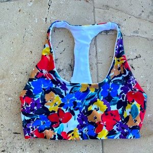 Beach Riot Sport XS Top Buttercup Floral